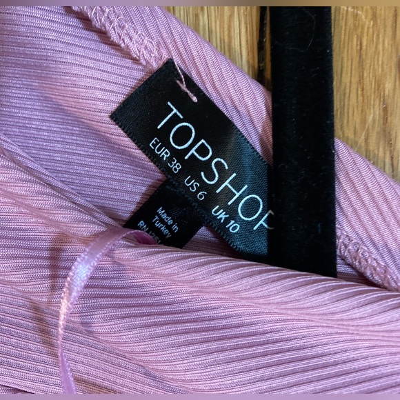 Topshop pink women’s bodysuit, size US 6 - Picture 2 of 3